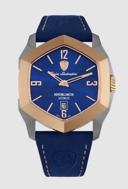 Tonino Lamborghini Novemillimetri Rose Gold Blue TLX_TLF-T08-3 men's watches
